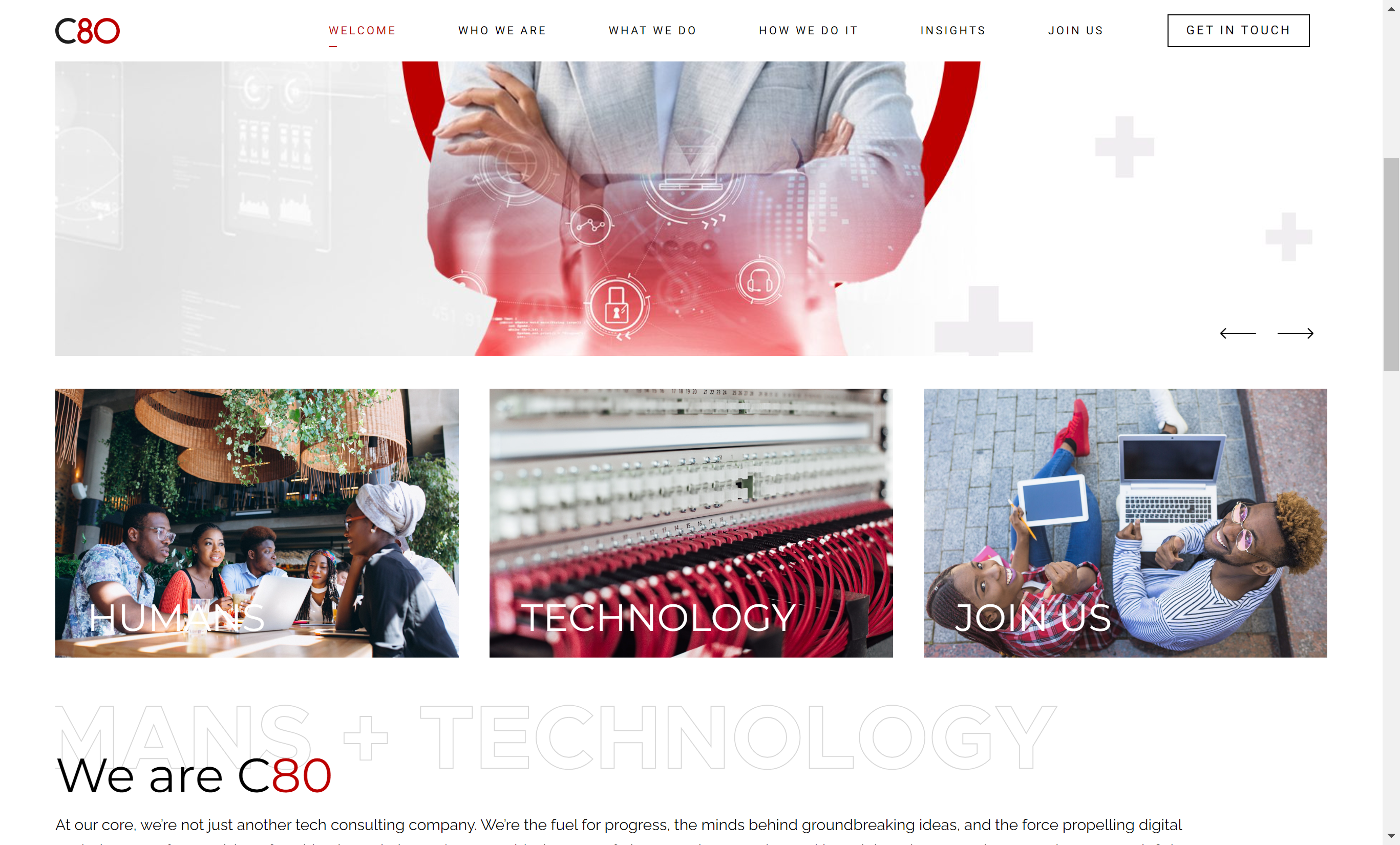 c80 website homepage